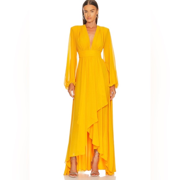 REVOLVE Dresses & Skirts - Michael Costello x REVOLVE Kerry Gown in Marigold